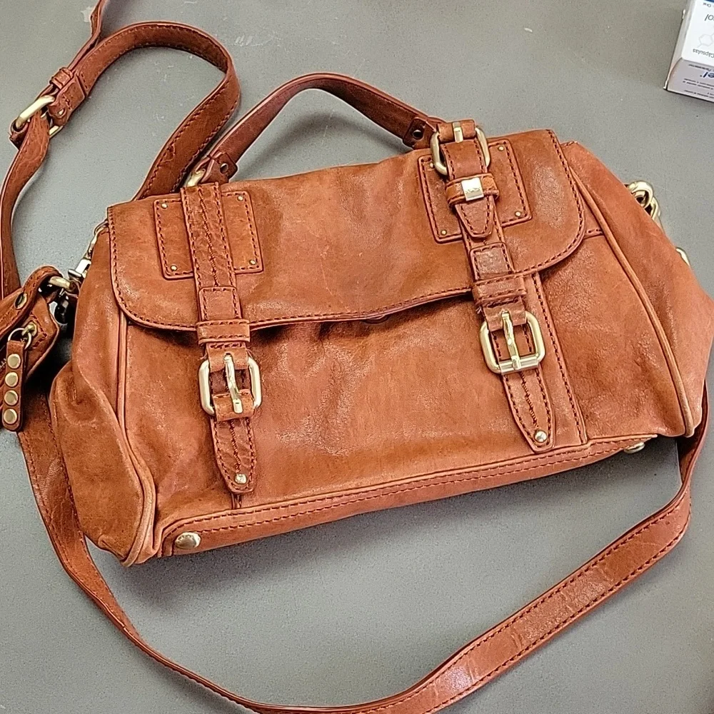 Schuler & Sons Philadelphia Brown leather Satchel